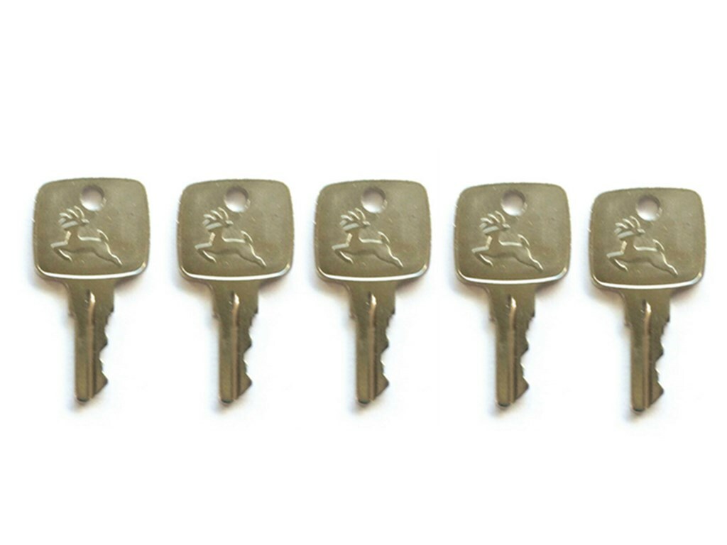 (5) Ignition Key For John Deere Multiquip Equipment AR51481, AT195302, AT145929