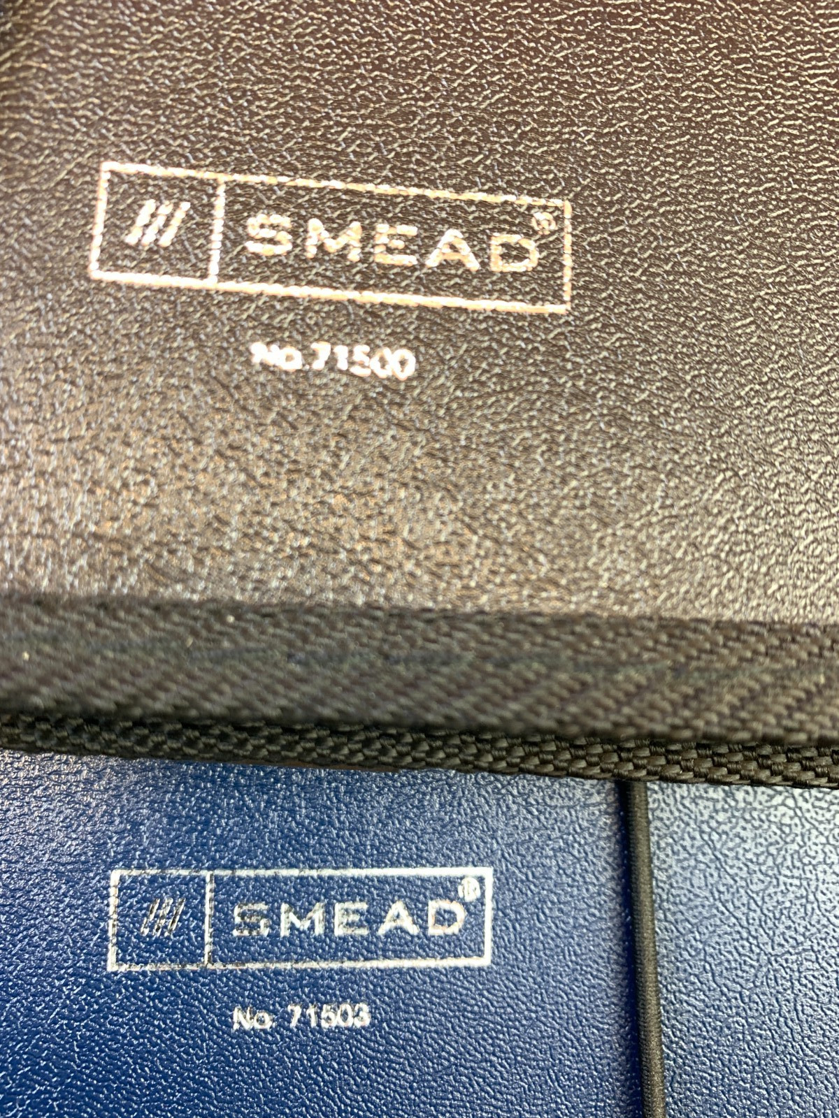 Lot of 10 Smead 71503/71500 Blue/Black PREMIUM POLY WALLETS 8.50″ X 11″ X 5.25″