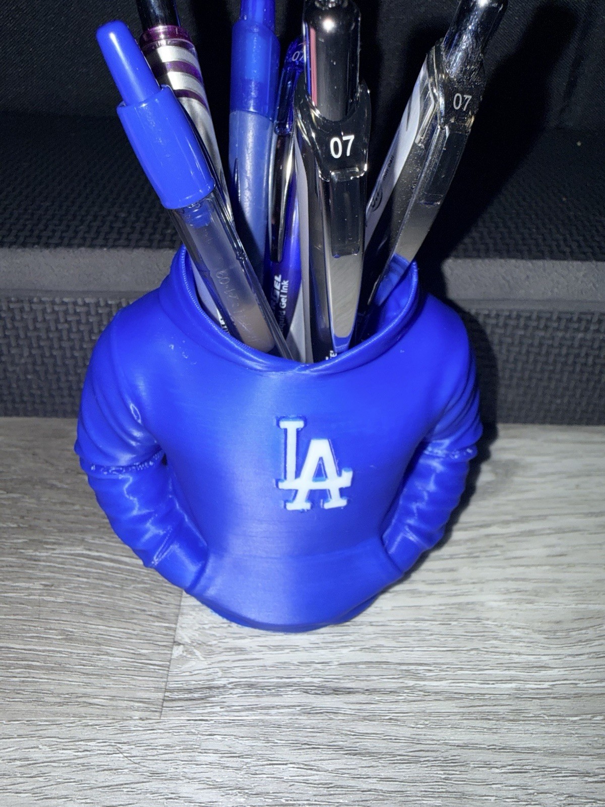 LA Logo Hoodie Pencil Holder Desk Organizer Plastic Pen Cup, MPN Does Not Apply