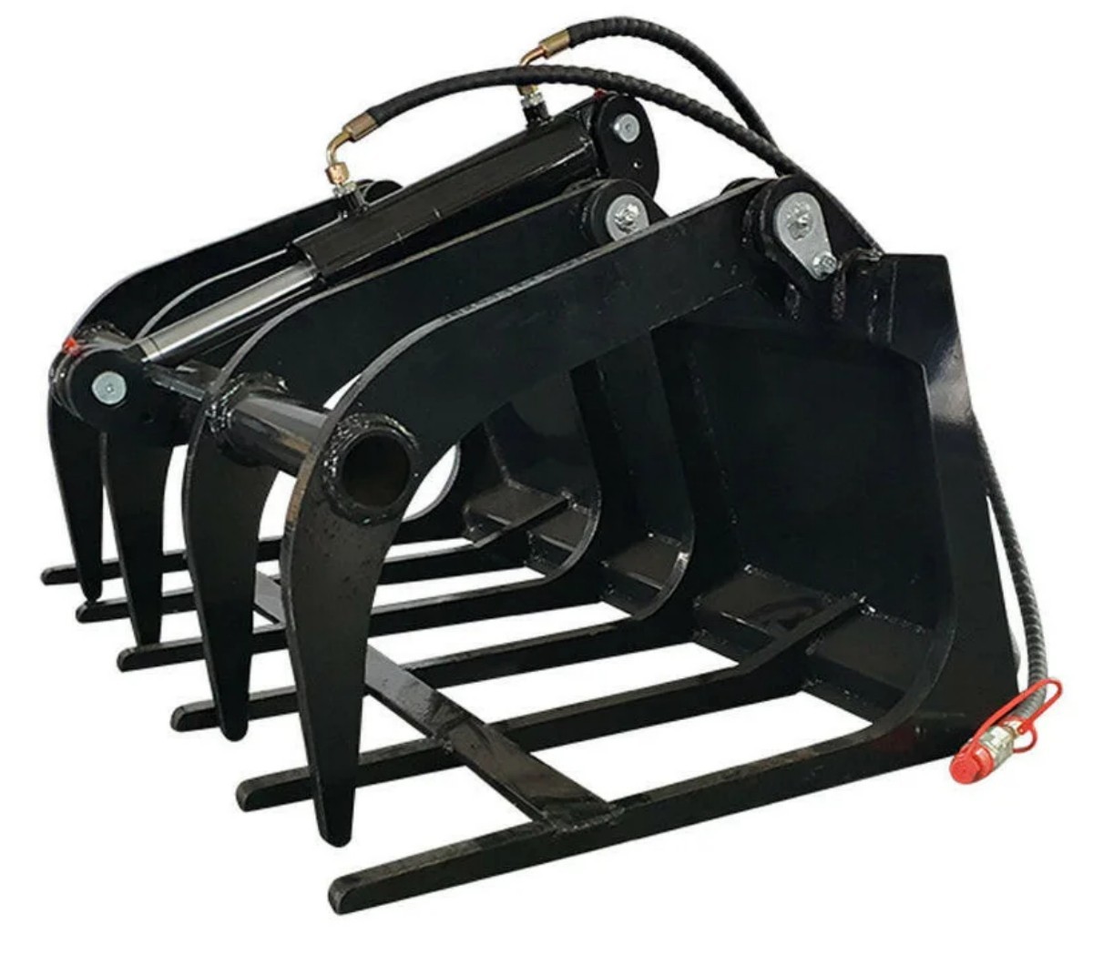 M-HGB 39″ Grapple Attachment for Mini Skid Steer Loader Hydraulic Wood Grabber