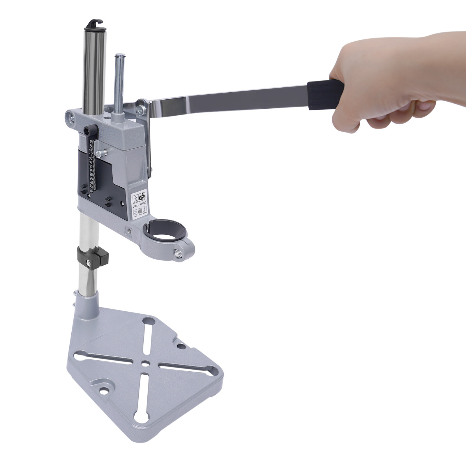 Electric Drill Hand Press Stand Bench Clamp Support Holder Tool Workbench Pillar