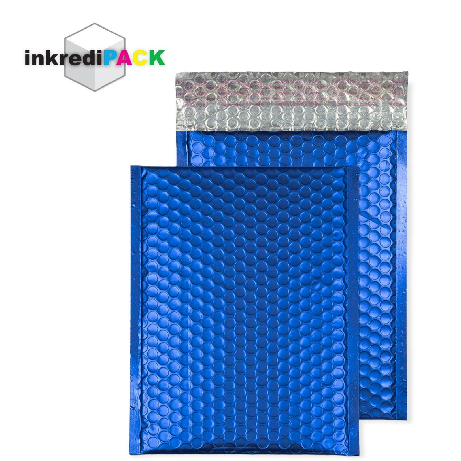 InkrediPack™ 4X8 #000 – 300 Pack – Metallic Bubble Mailers (Usable Size: 4X7)