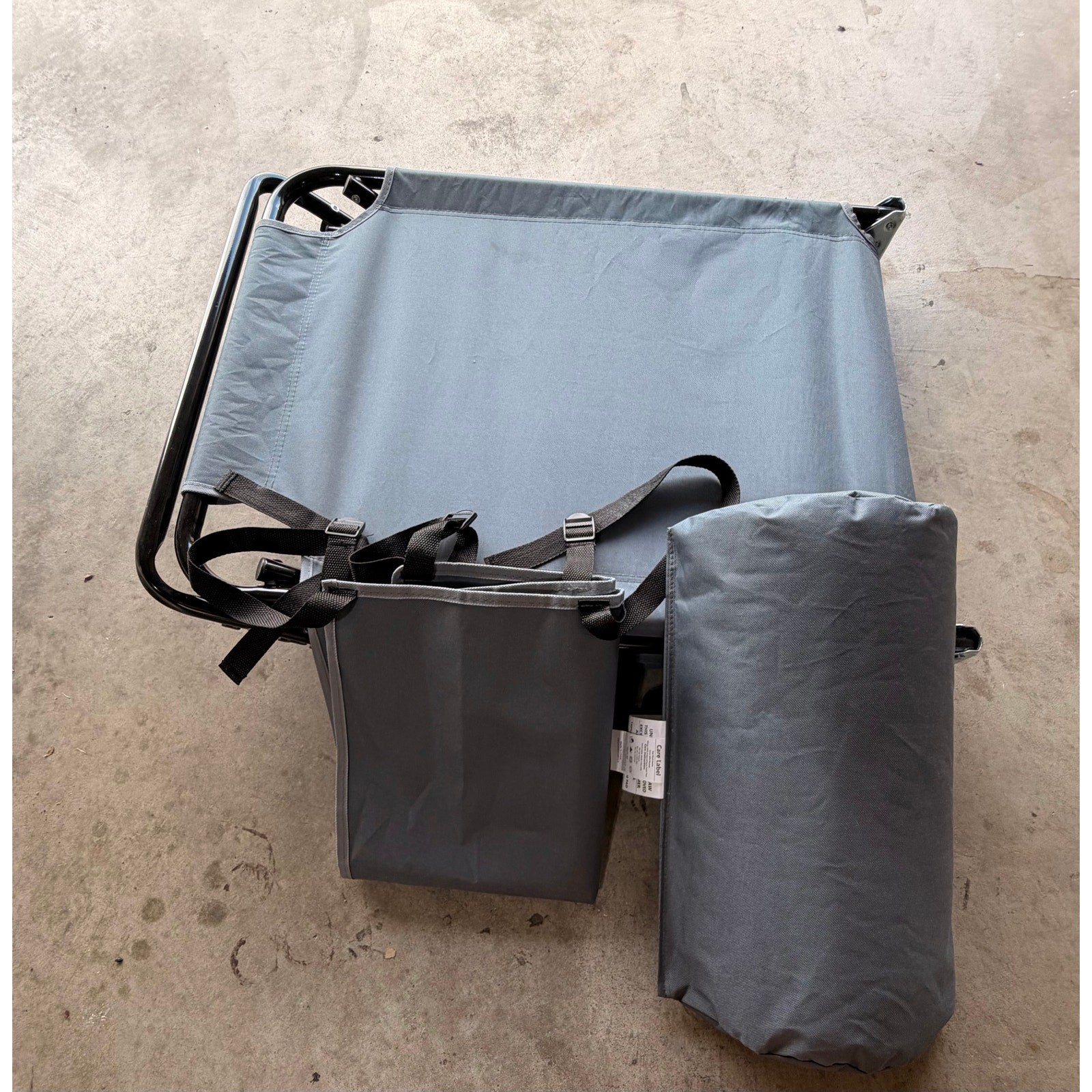 Foldable BBL Chair with Hole for Butt 5 Position 74.8″X22.8″X11.8″, Dark Grey
