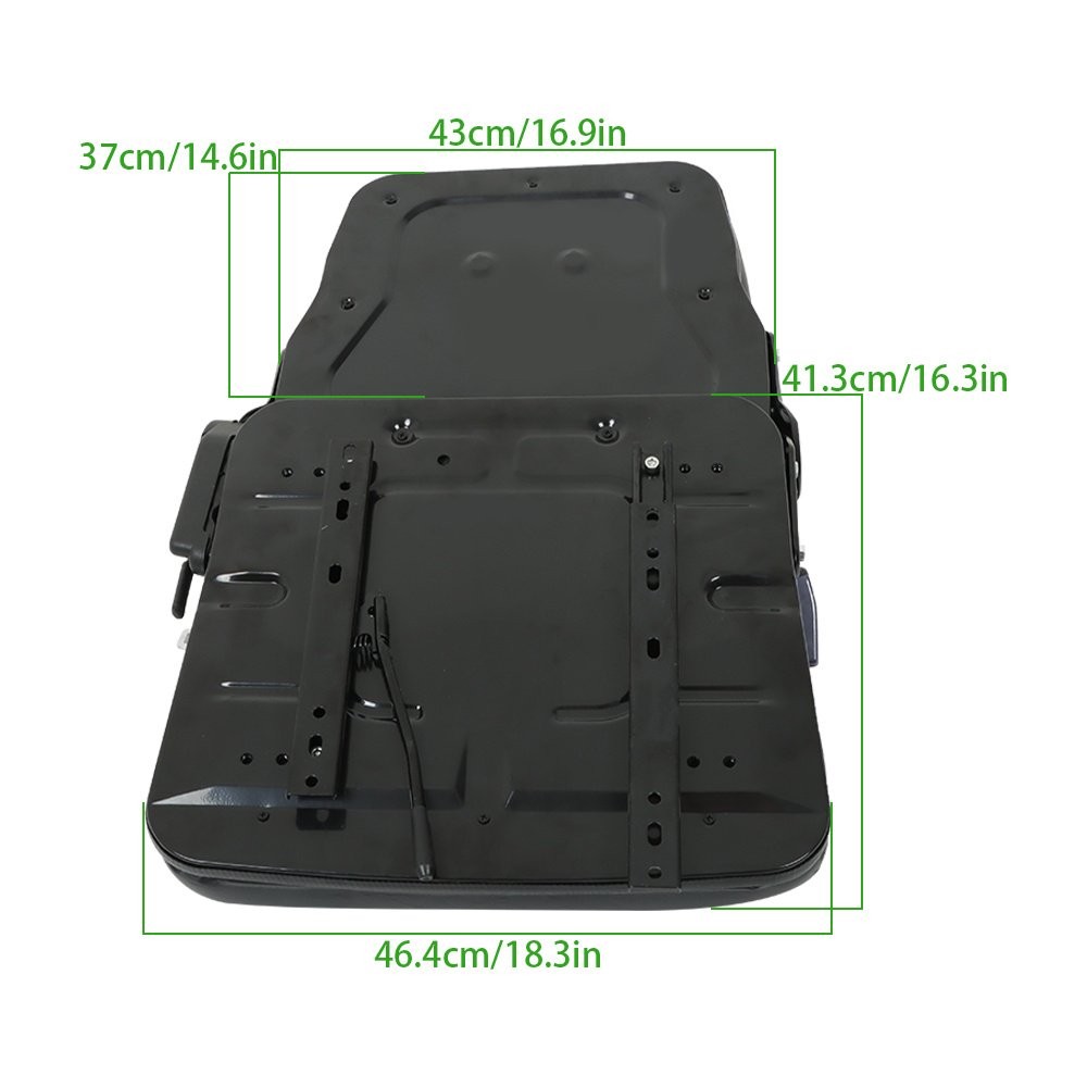 Universal Adjustable Forklift Tractor Seat Suspension Seat w/Safety Belt