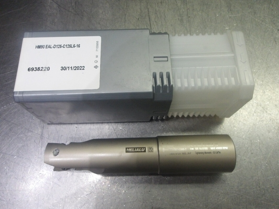 Iscar 1.25″ 2 Flute Coolant Thru Indexable Endmill HM90EAL-D125C125L6-16 (LOC262