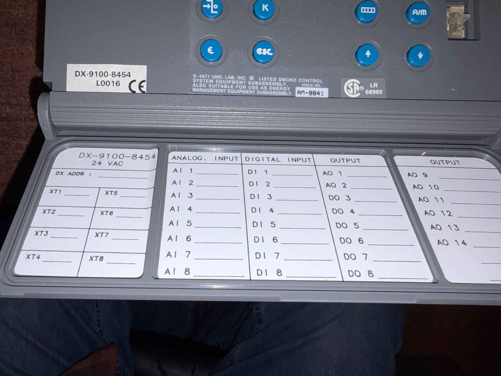 JOHNSON CONTROLS DX-9100-8454 METASYS CONTROLLER B504