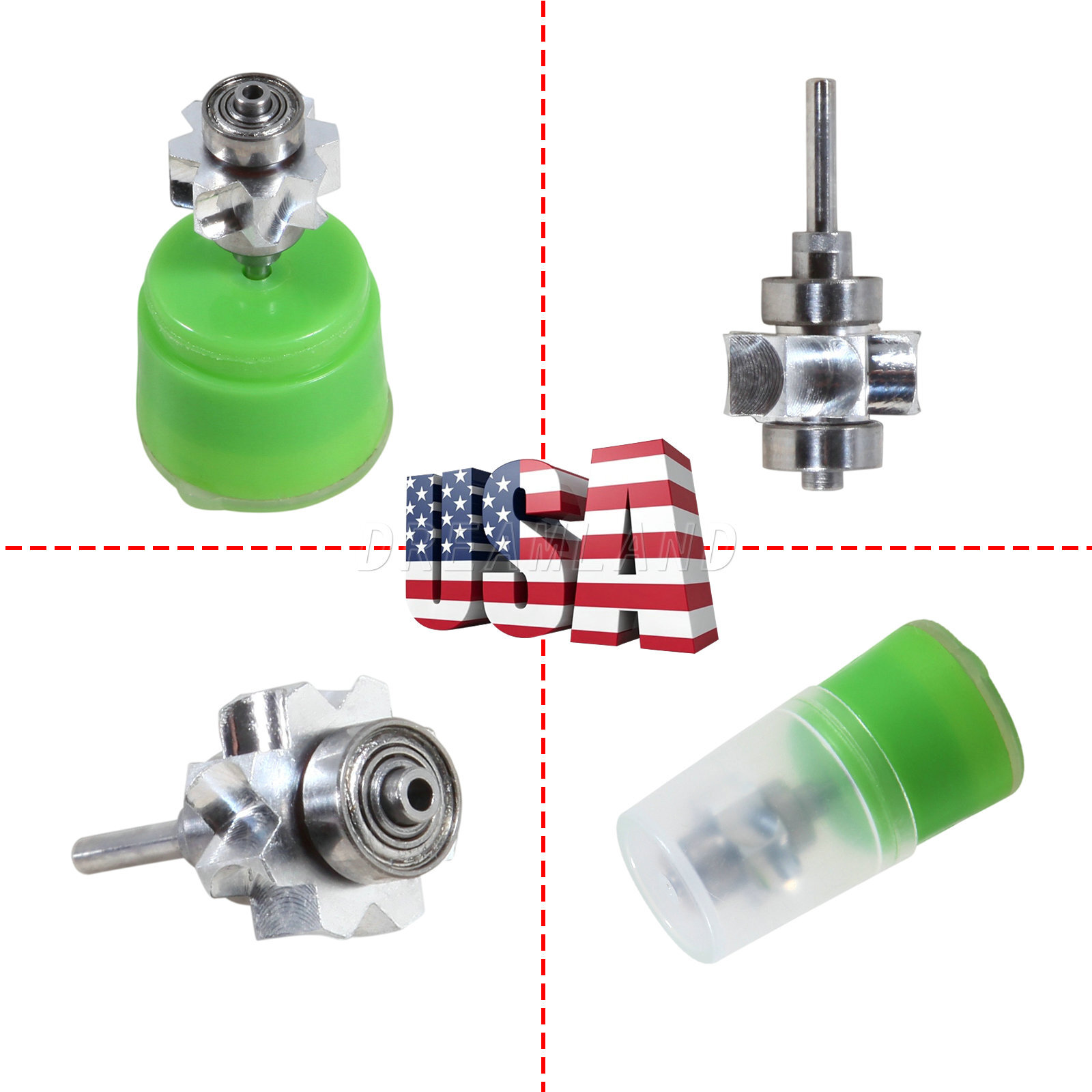 Dental Turbine Cartridge Rotor for Yabangbang High Speed Handpiece Replacement