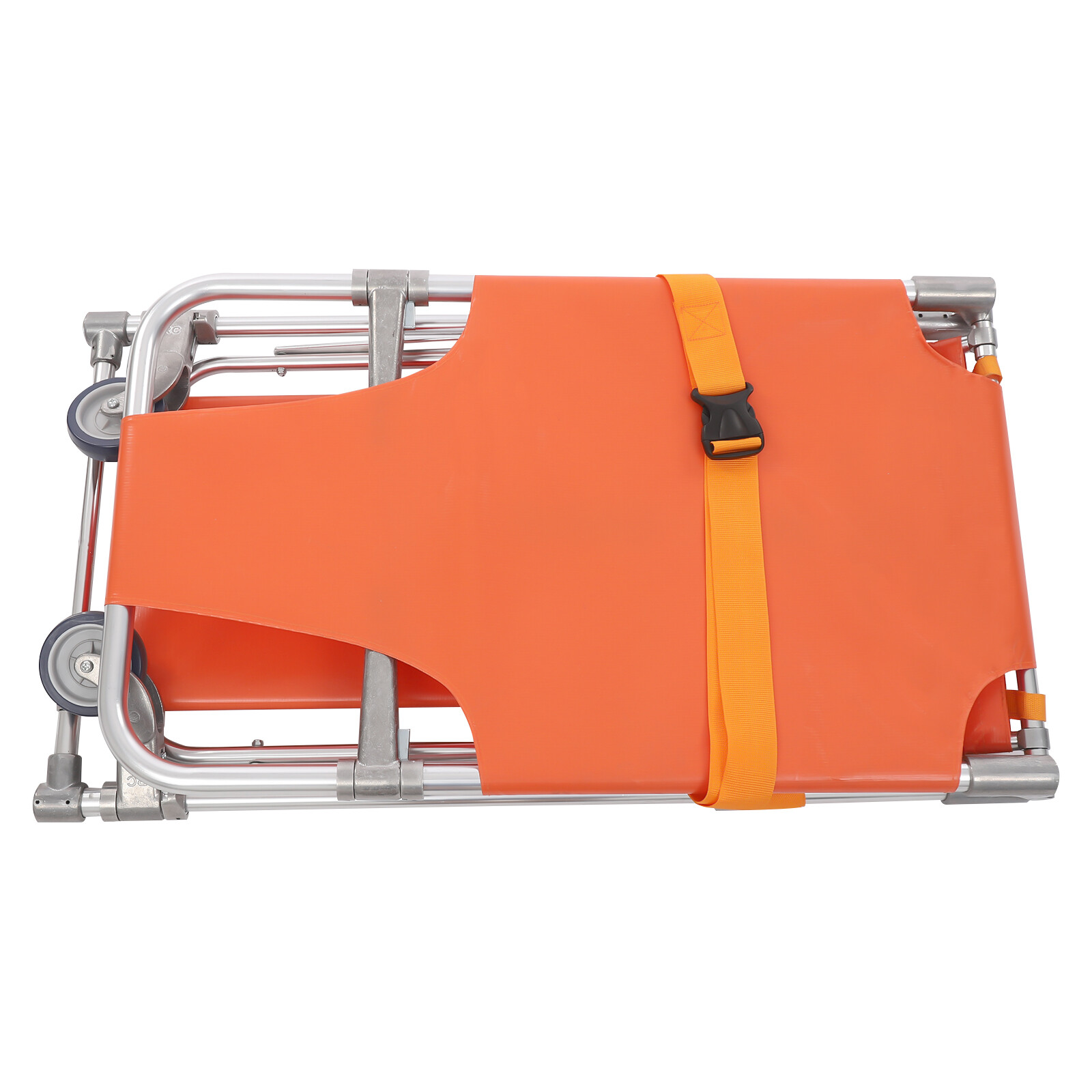 Emergency Rescue Stair Stretcher Chair Foldable Chair Stretcher W/ 2 Wheels