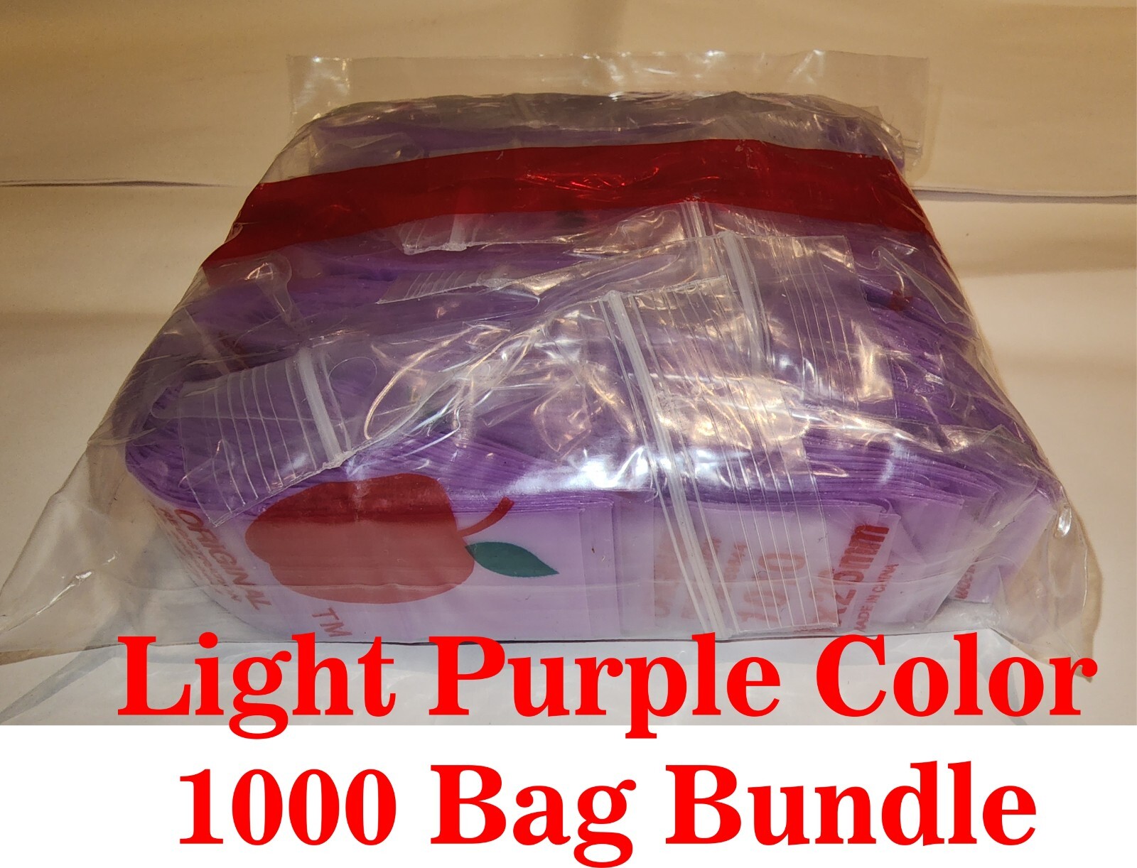 Apple 1010 1″x1″ Plastic Bags Baggies Jewelry Ziplock Zipper Stamp Bags lot