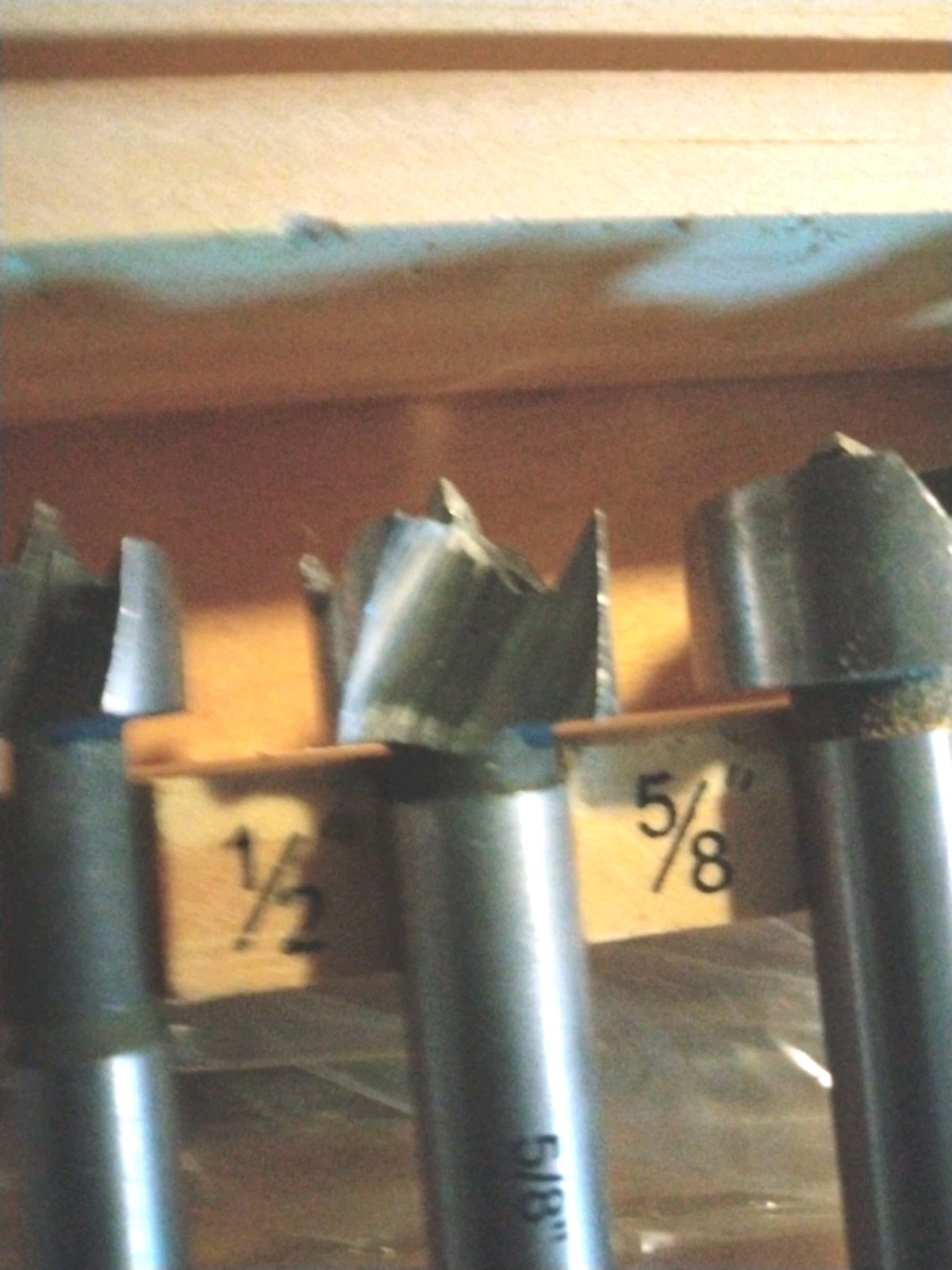 BASYNOL Forstner bit set 8 Piece Precision Forstner Bit Set In Wood Box