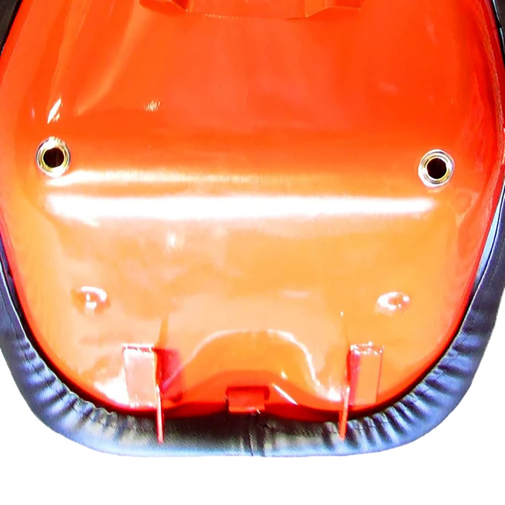 Seat Vinyl Black with Orange Fits Kubota B7100 L175 L235 L245 L275 34200-18400