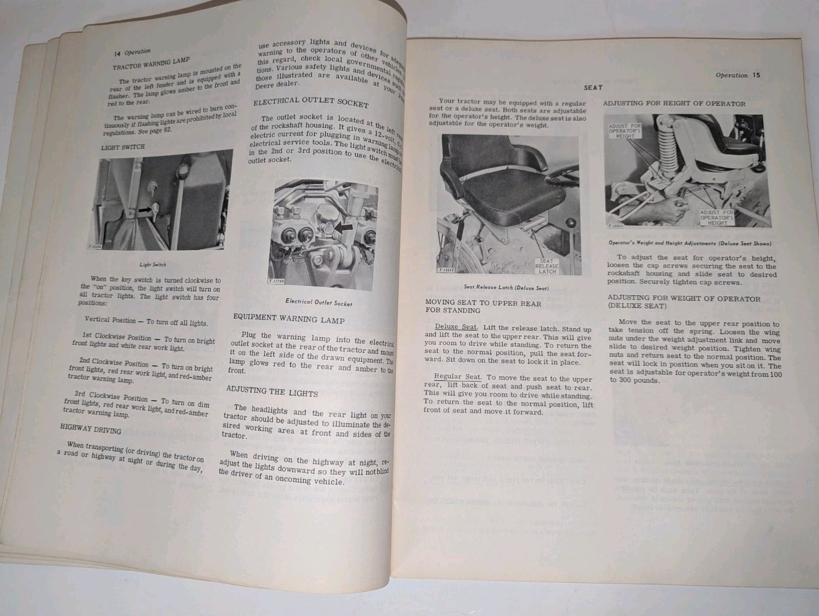 John Deere JD 300 Tractors Operator’s Manual #OM-T24467
