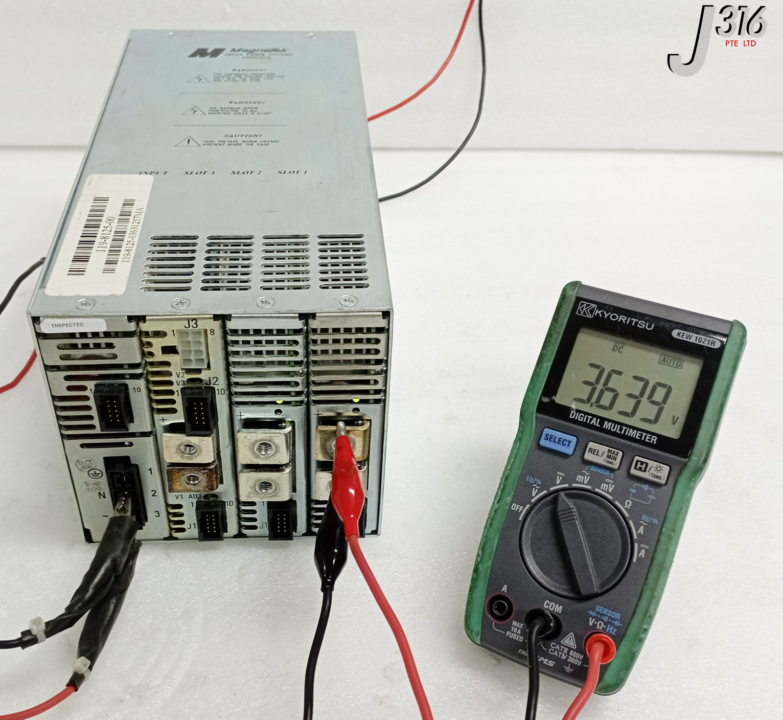 L30345 (LOT OF 8) MAGNETEK,1750W, 3.4VDC-10.5VDC,119-8125-00 MG3-1B-1D-3CC-S1083
