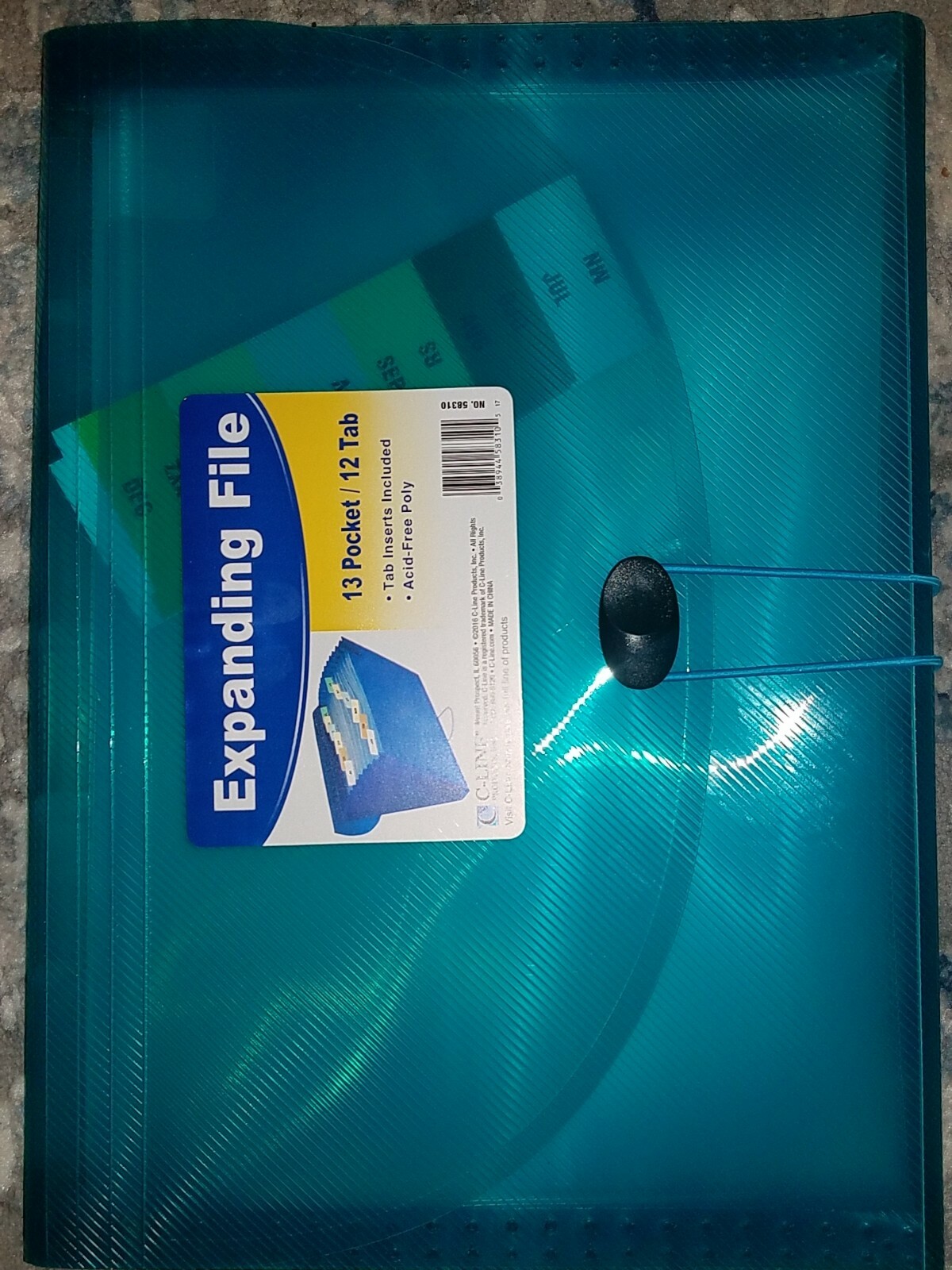 C-line 48315 Expanding File Letter – 8.50″ X 11″ 1 Each Blue
