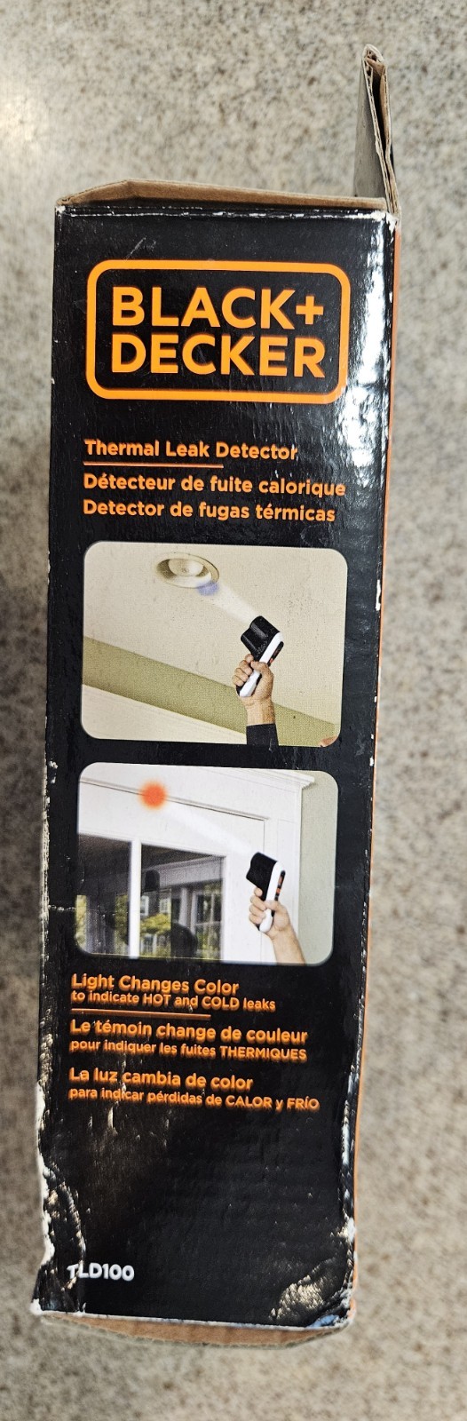 Black & Decker Handheld Thermal Leak Detector TLD100 Tested New