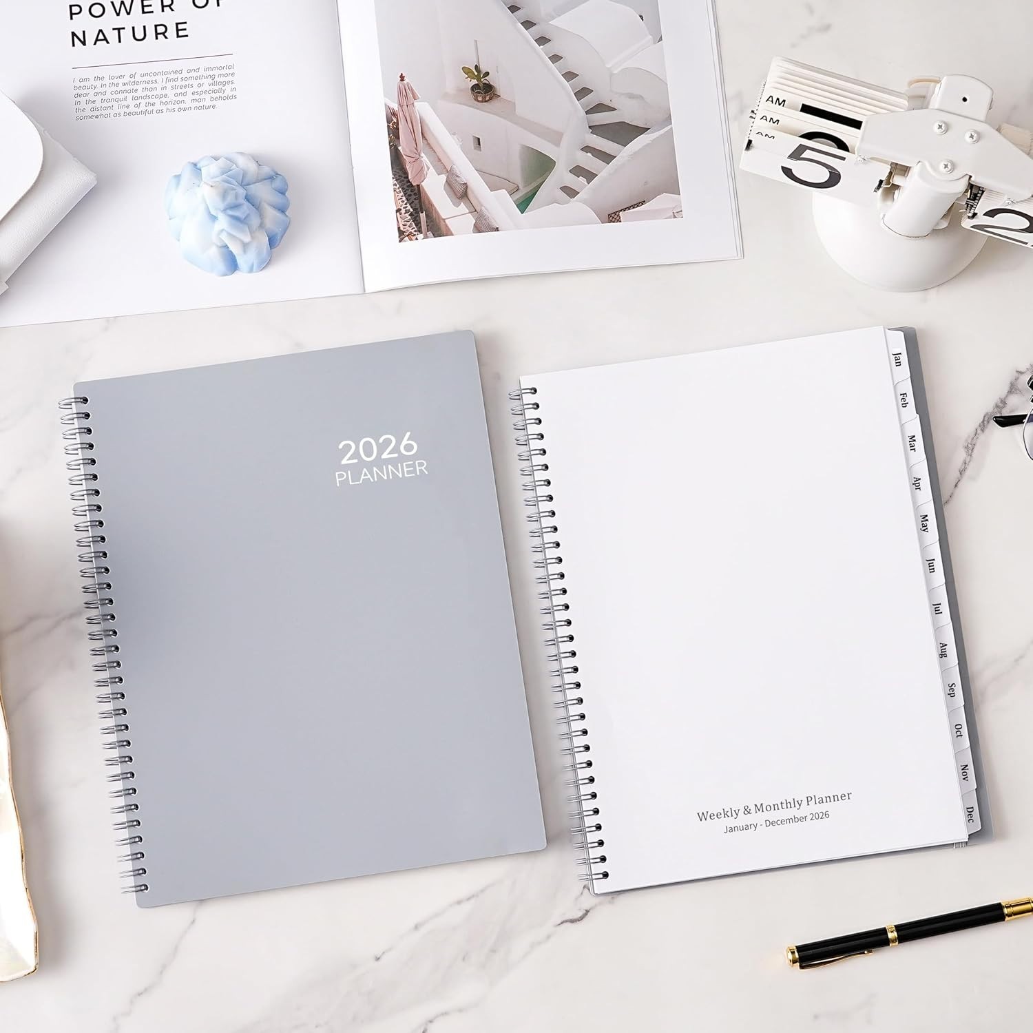 2026 Day-to-Day Planner – Large 9″ x 11″ with Weekly Pages & Easy Navigation