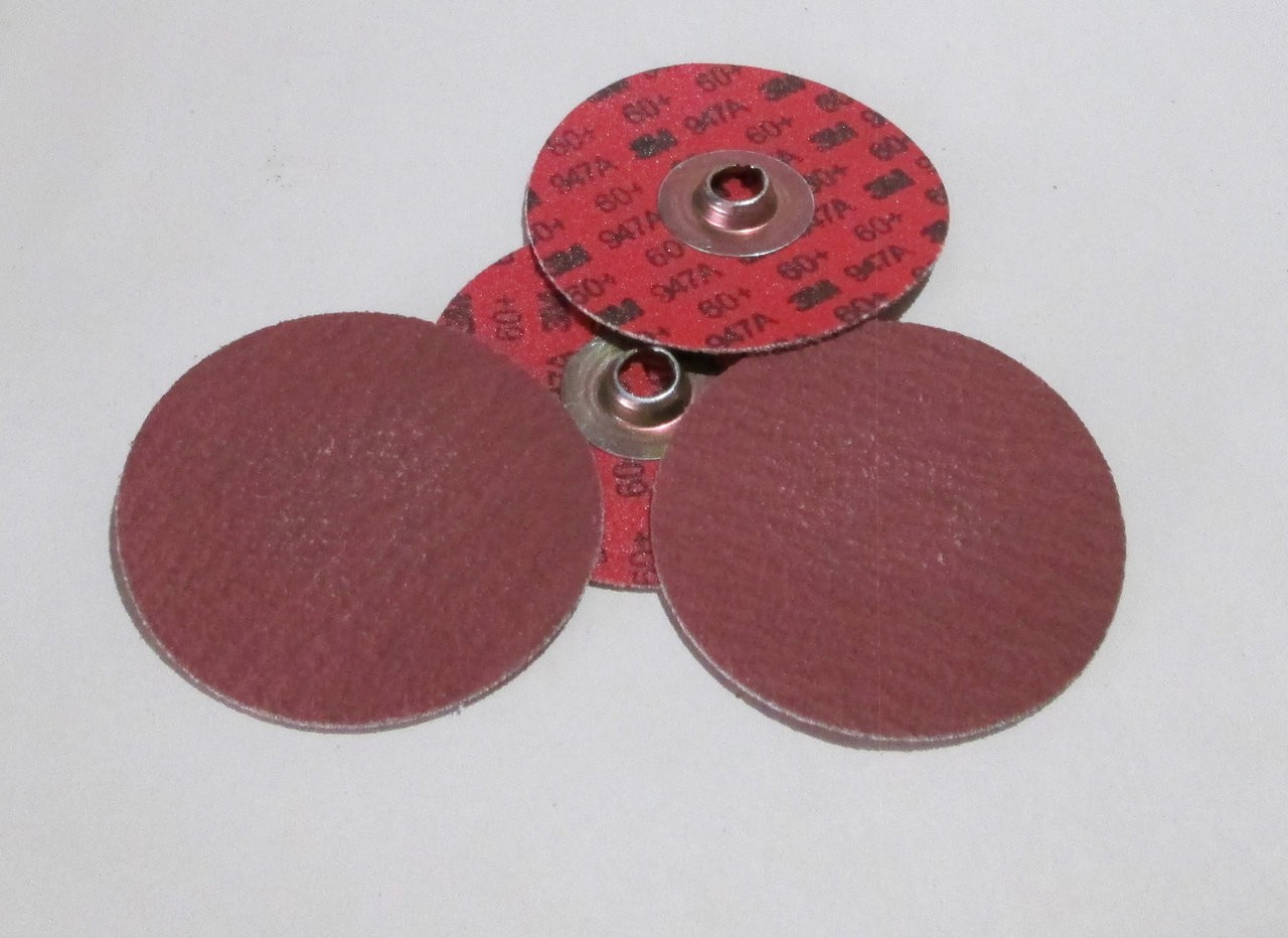 50pcs! 3M Cubitron II 947A Roloc TSM Roloc Durable Edge Disc 3” 60+ Grit 54253