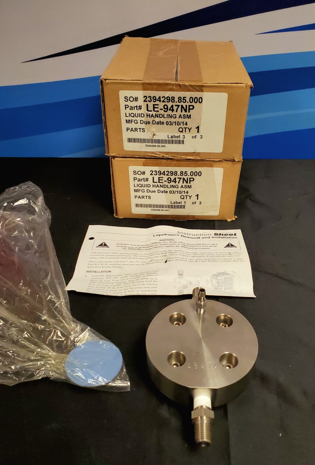 LMI / Milton Roy Liquid End – 316SS – US Stock – Brand New: LE-947NP