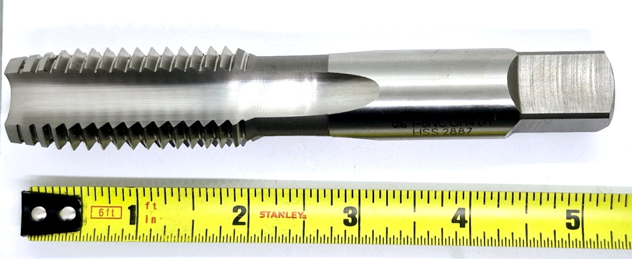 OSG 1- 8NC GH4 4 Flute Left Hand Plug Tap Mexico 1664100