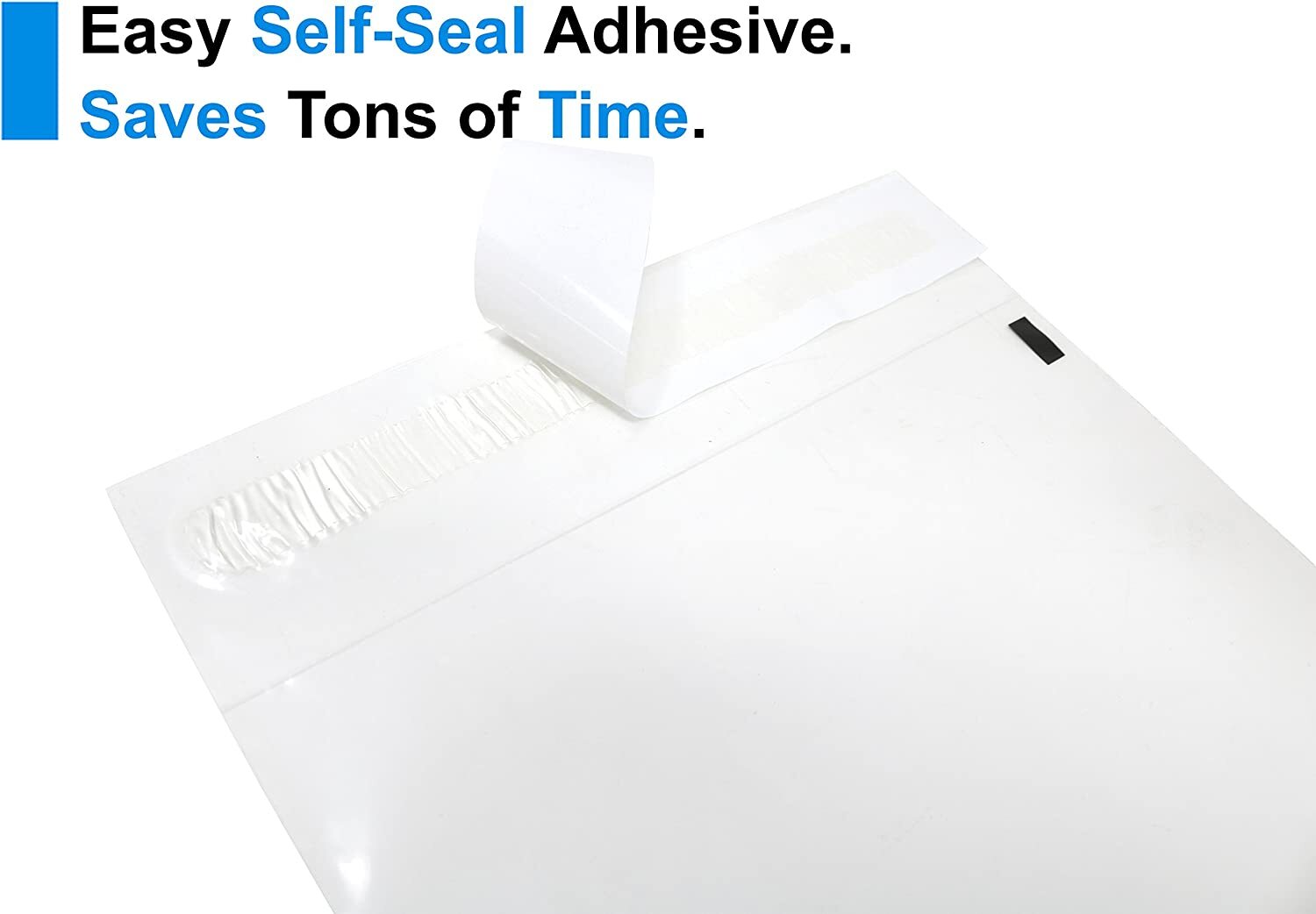 200 10×13 Suffocation Warning Clear Poly Self Seal Bags 1.5 mil Mailers