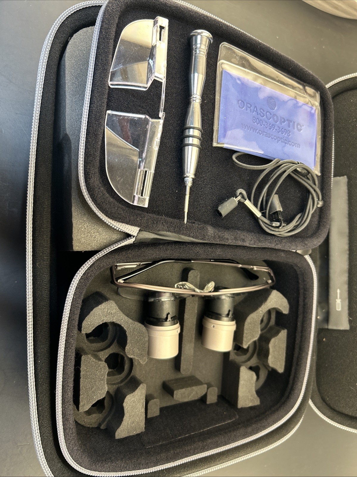Orascoptic dental loupes Omni Optic 3.5x TTL Victory NO RX 60mm