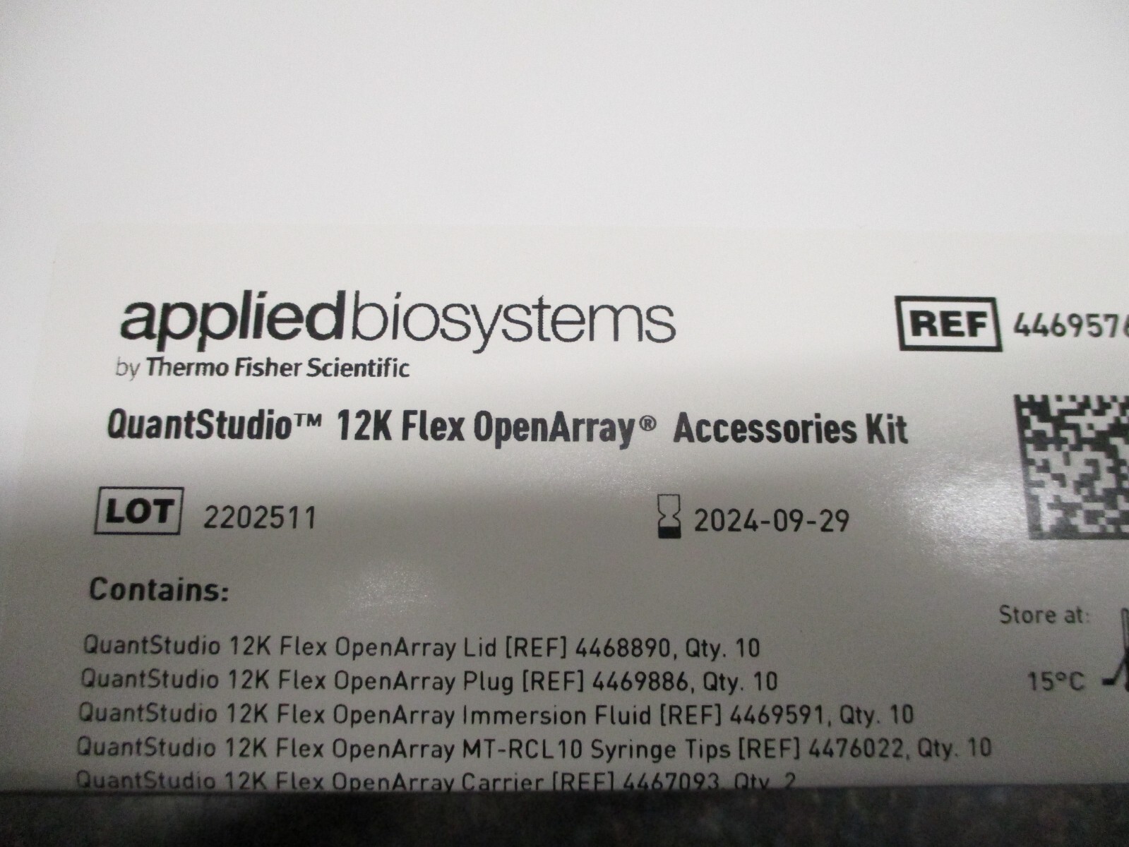 Applied Biosystems QuantStudio 12K Flex OpenArray Kit 4469576 NEW EX 9/2024