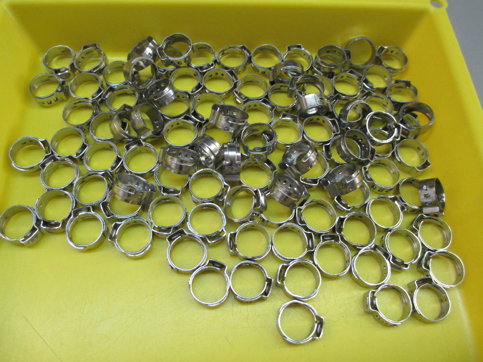 Oetiker 15.7mm Beverage Clamps. Bag of 100.