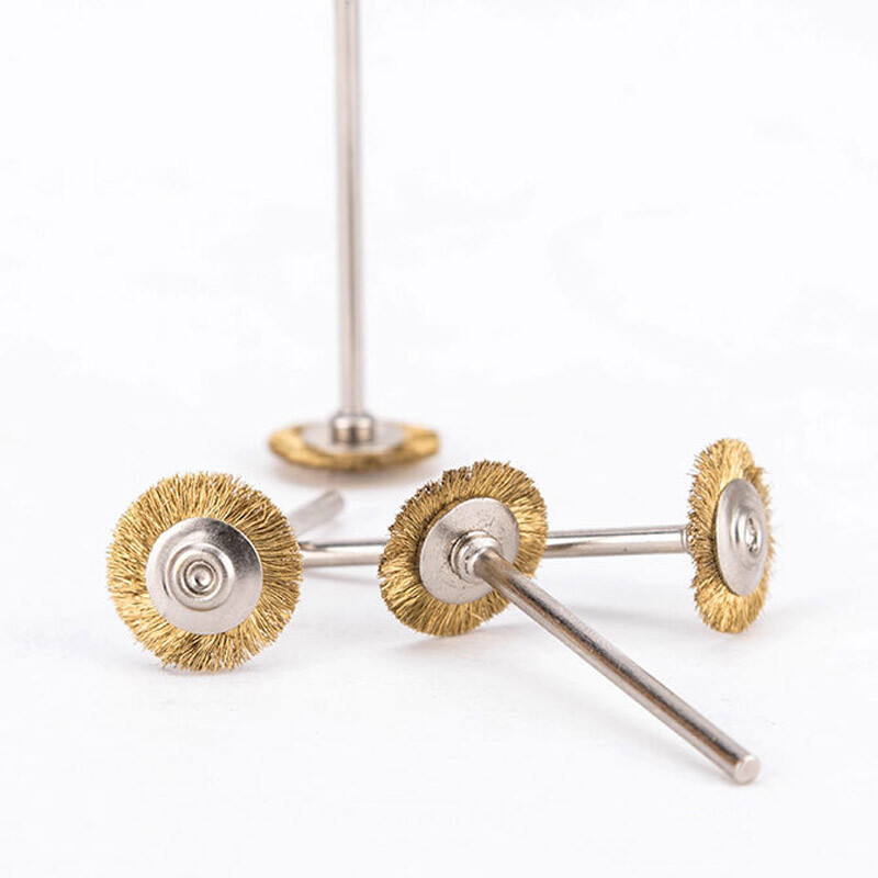 10pcs Dental Polishing Buffing Wheel Brusher 2.35mm Assorted for Rotary Tool