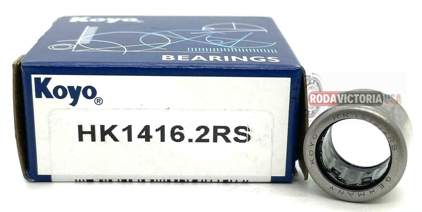 HK1416-2RS Drawn Cup Needle Roller Bearing Premium Brand Koyo GERMANY 14x20x16mm