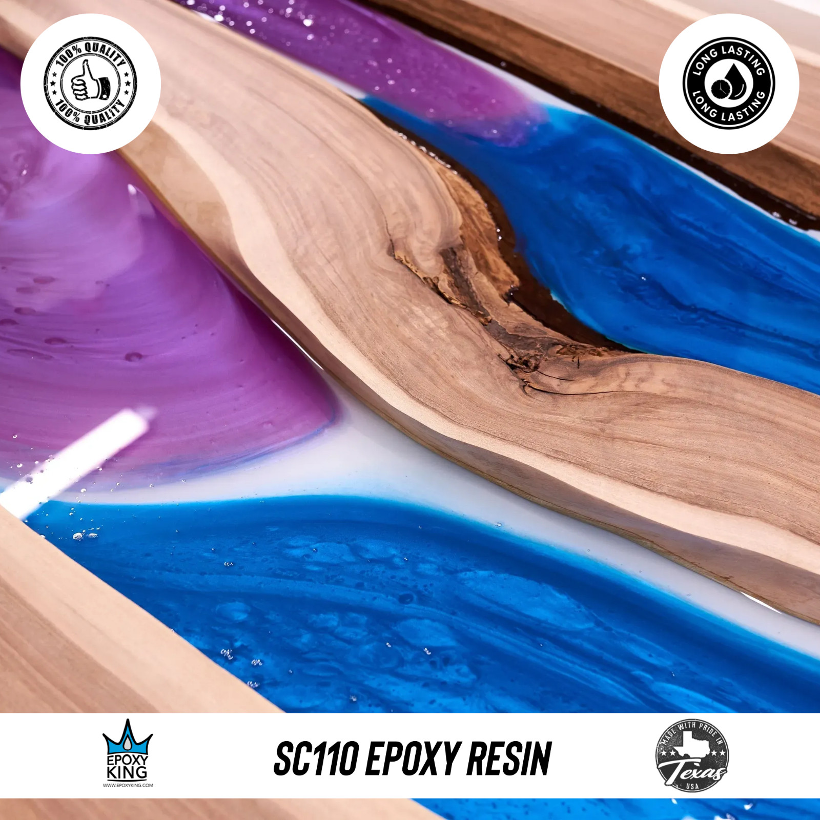 CLEAR EPOXY RESIN 1 GALLON KIT * UV RESISTANT * MARINE GRADE * NON-TOXIC * BOAT