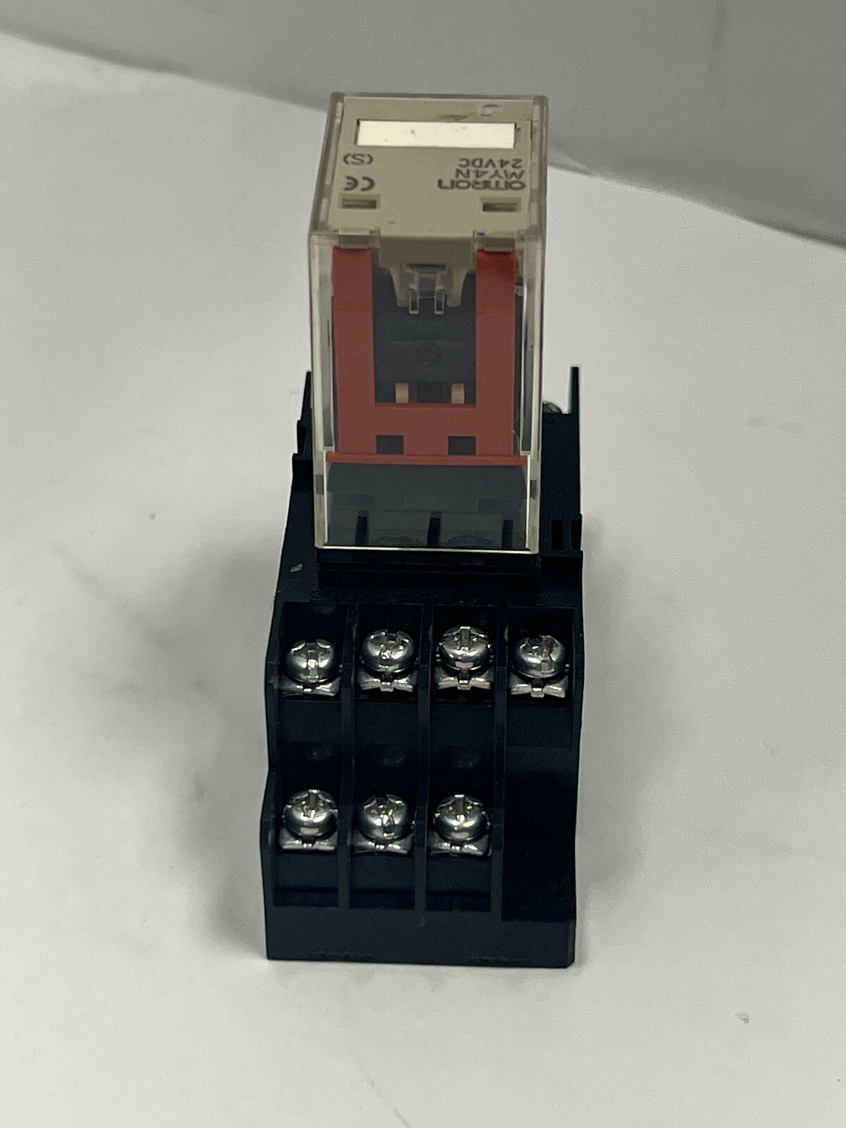 (1) Omron MY4N 24VDC Cube Relay with Socket Base 2046YF