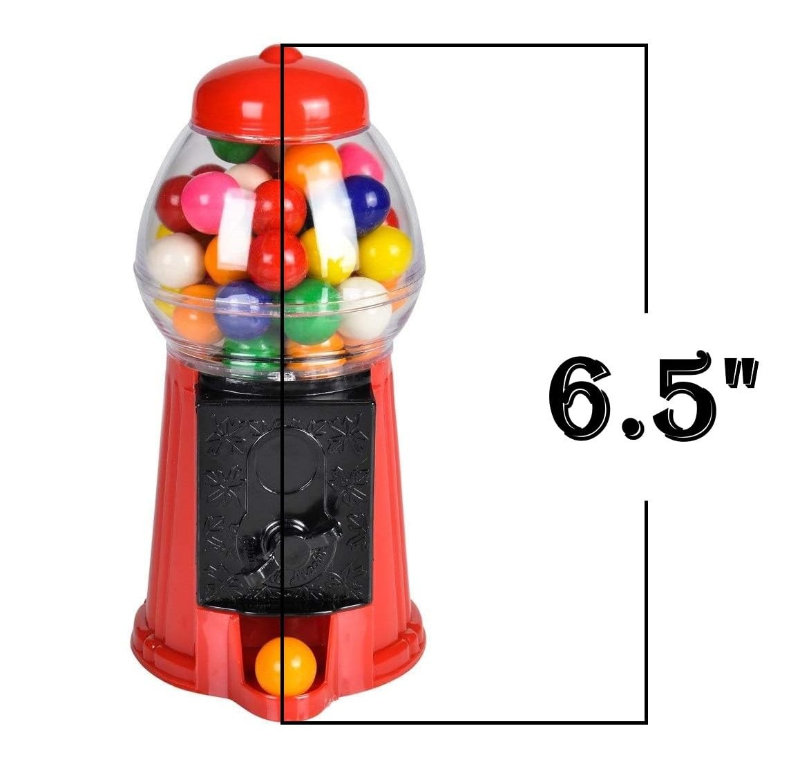 Zugar Land 6.5″ Bubble Gum Gumball Machine (1 Pack)