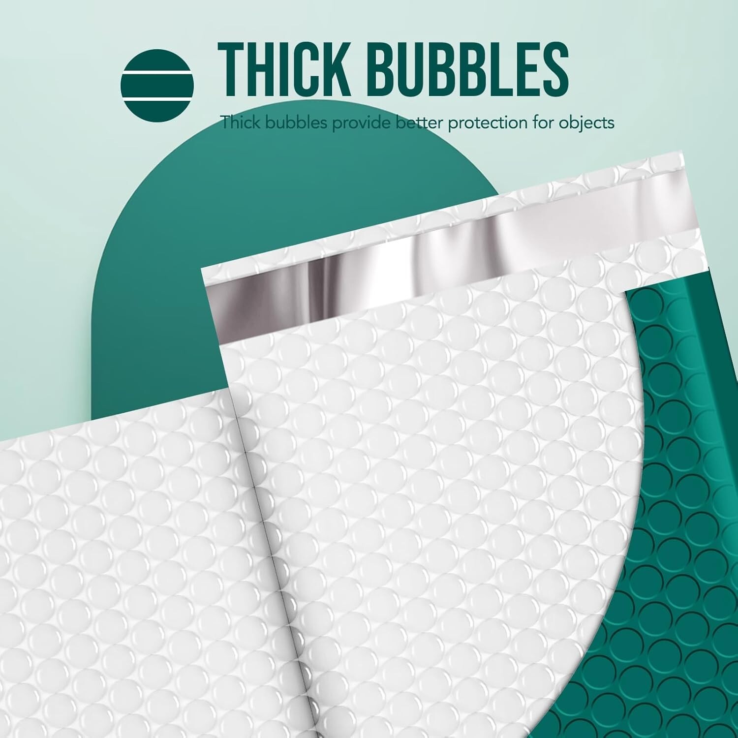 500pc Large Bubble Mailers 10.5×16 Padded Envelope 10.5×15 Poly Bubble Bags #5