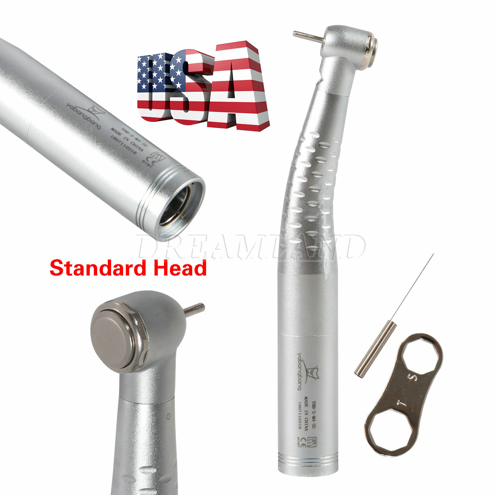 Dental Fiber Optic Turbine Handpiece fit KaV cavo LED 4/6Hole Quick Coupling YB6