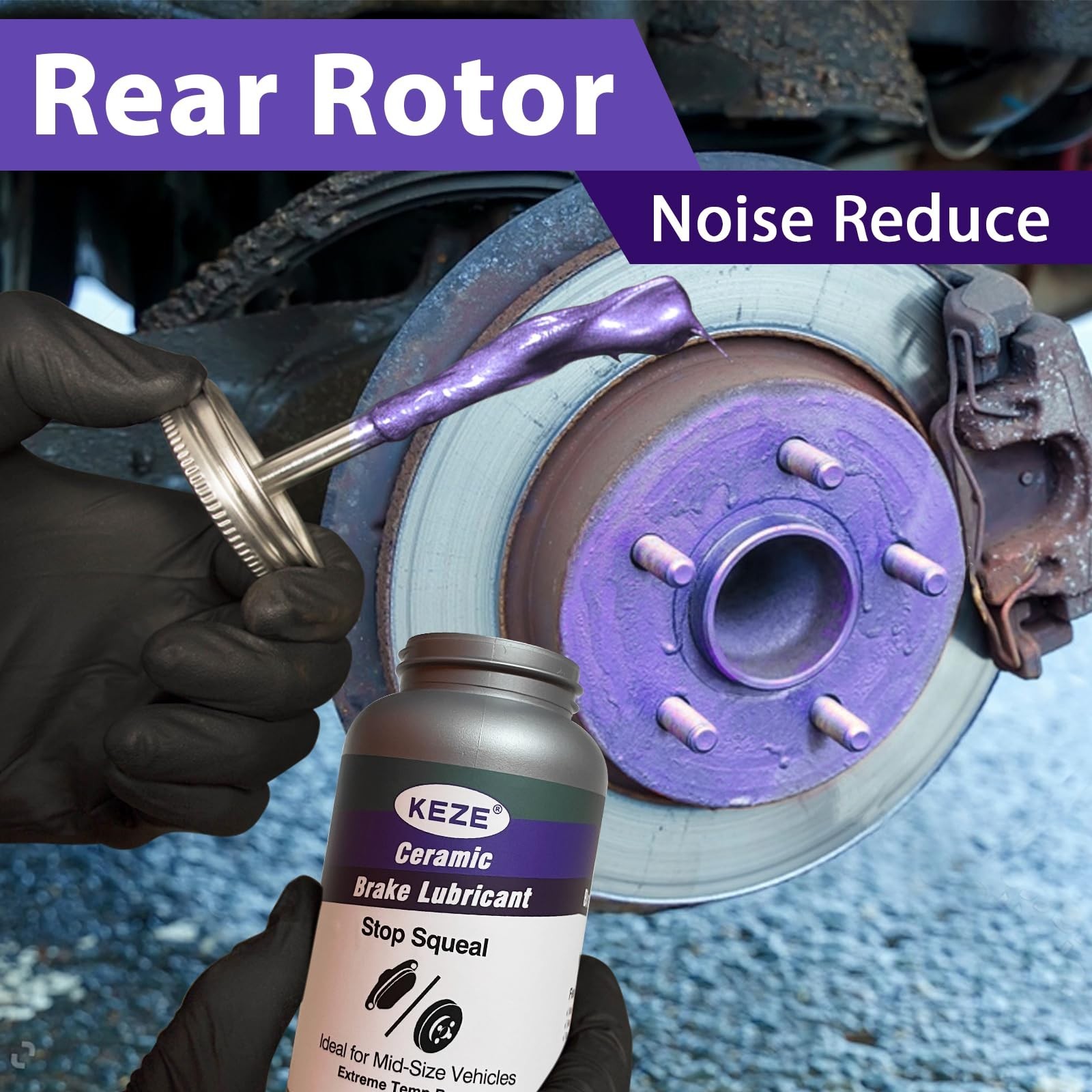 High Temp Ceramic Brake Caliper Grease and Pin Parts Lubricant for Auto Break…