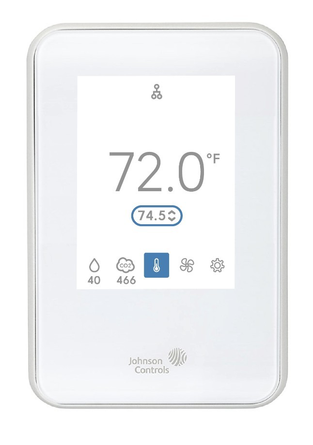 Johnson Controls NSB8BHC340-0 Network Temperature, RH and CO2 wGraphical Display