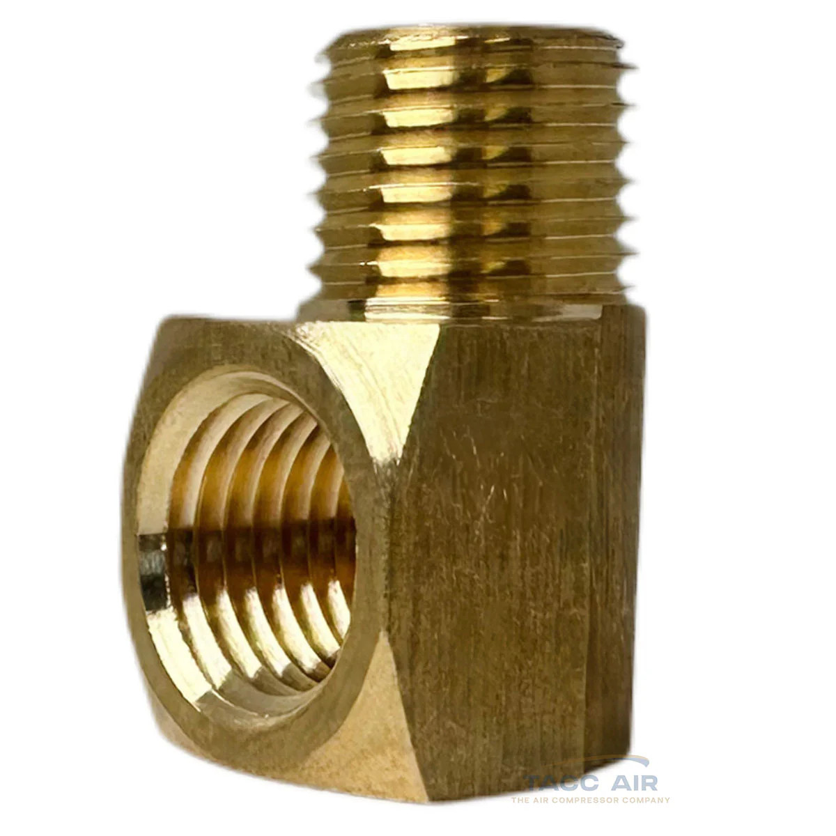 5 Pack 1/4″ NPT Brass Street Elbow 90 Degree Pipe Thread Fitting Male Female