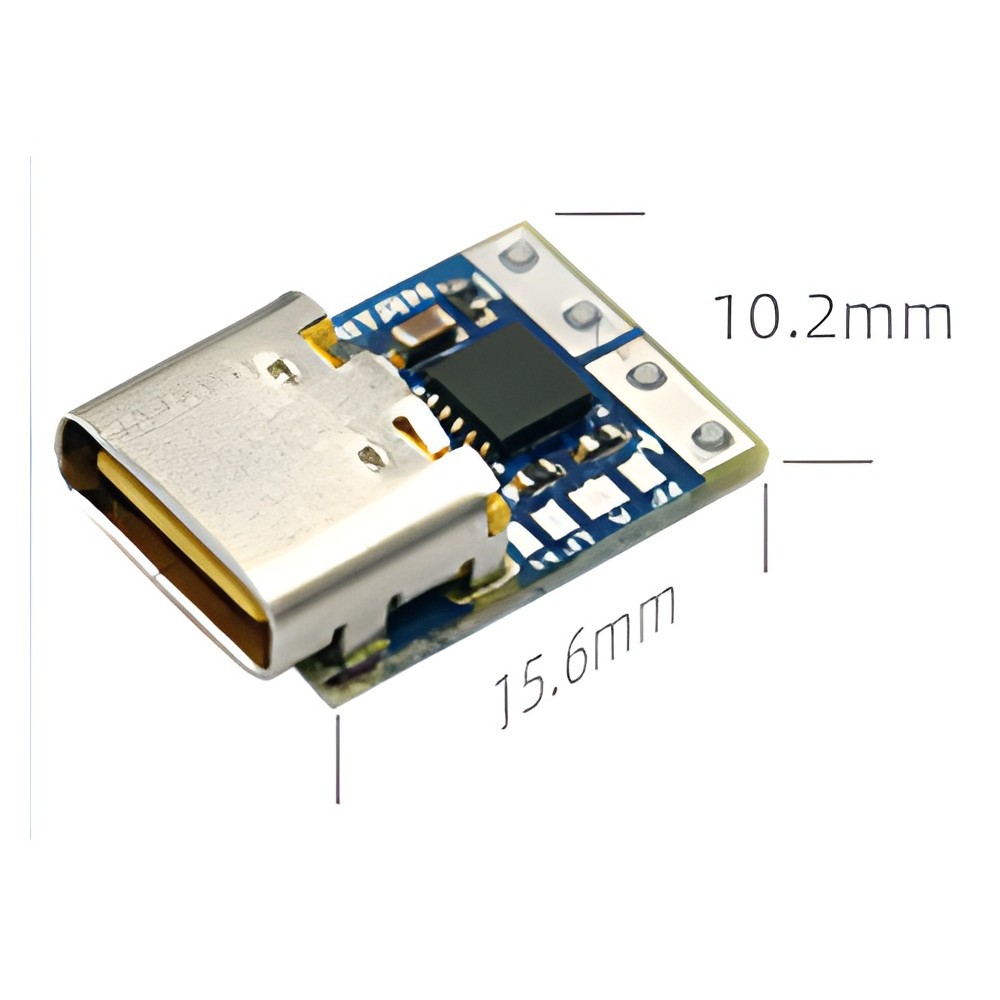 USB-C PD Type-C DC Fixed Voltage Power Trigger Module 9V 12V 15V 20V 5A Female
