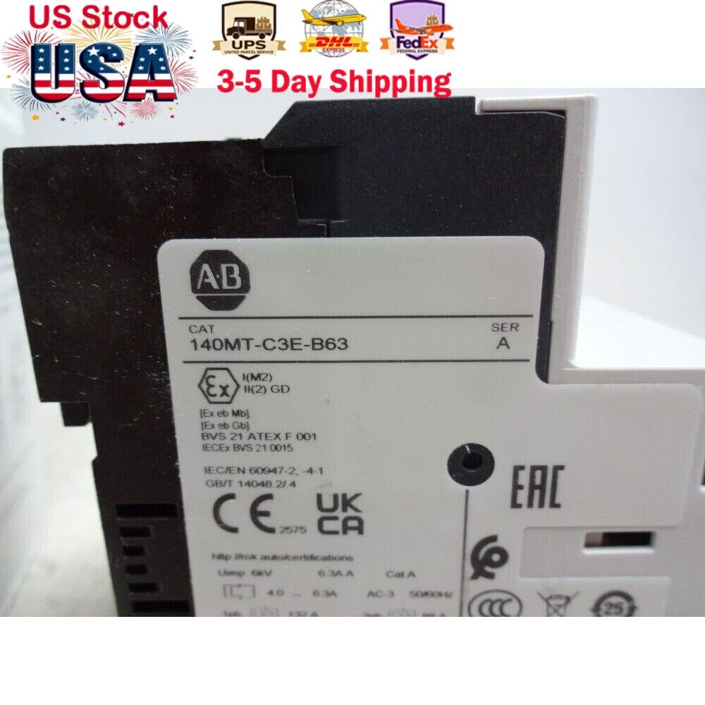New AB 140MT-C3E-B63 4.0-6.3A 3-Pole Motor Protection Breaker
