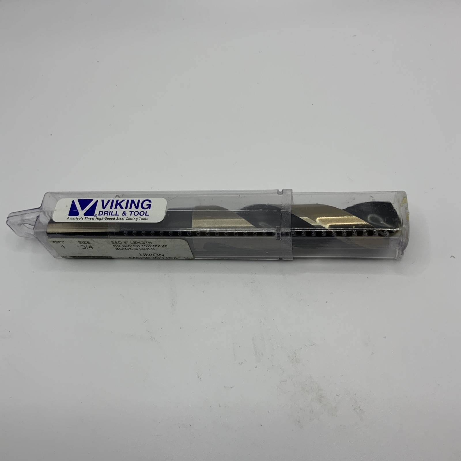Viking UB-280 29700 3/4″ 6″ Long Black&Gold HD Super Premium Drill In Case