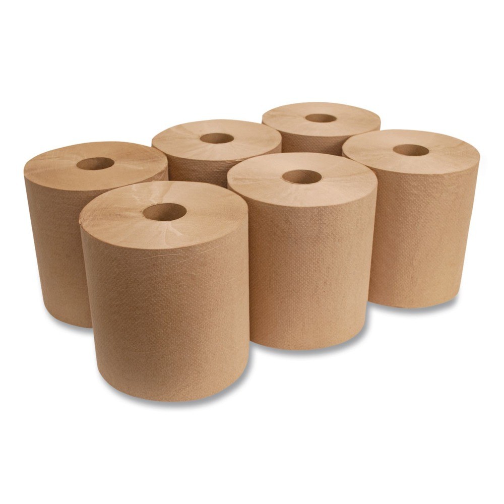 Boardwalk 16GREEN 1-Ply 8″ x 800′ Green Universal Roll Towels (6 RL/CT) New