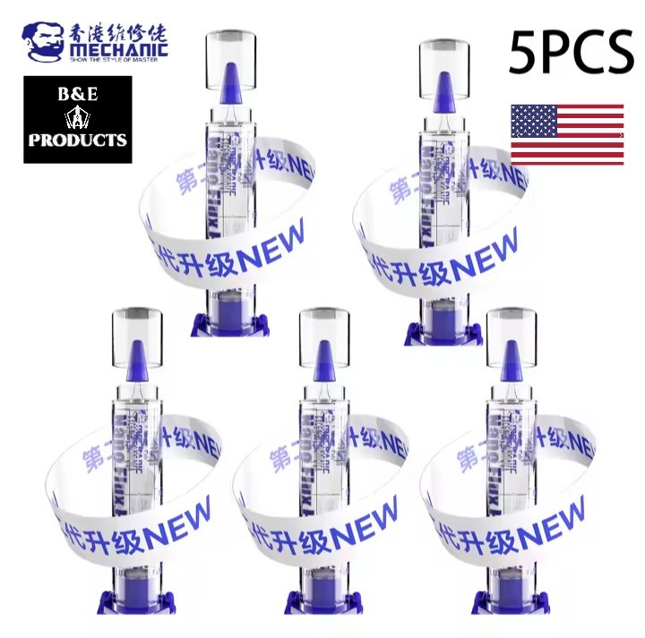 5PCS Mechanic M35 Lead-Free No Clean Transparent MICRO SOLDERING FLUX