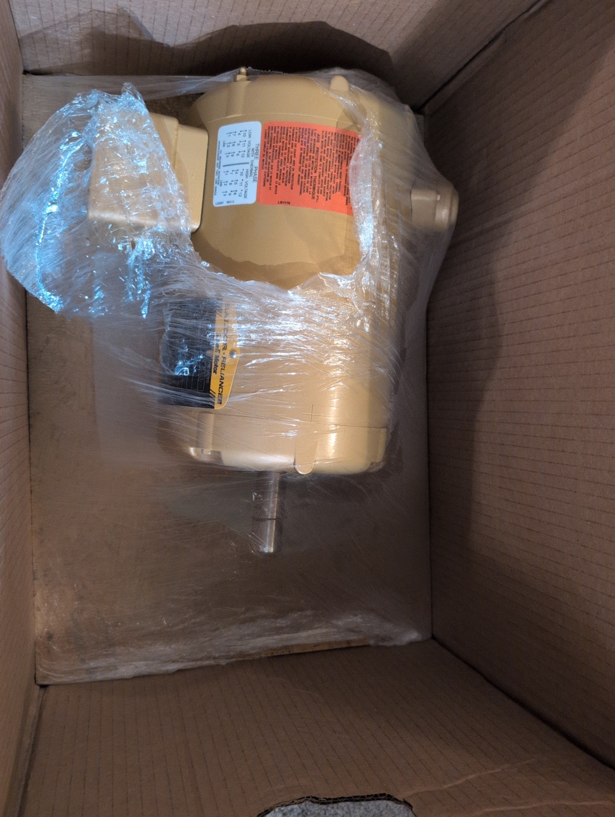 Baldor Reliance SuperE Motor EM3157TA 2 HP Voltage: 230/460 V RPM: 1770 RPM New