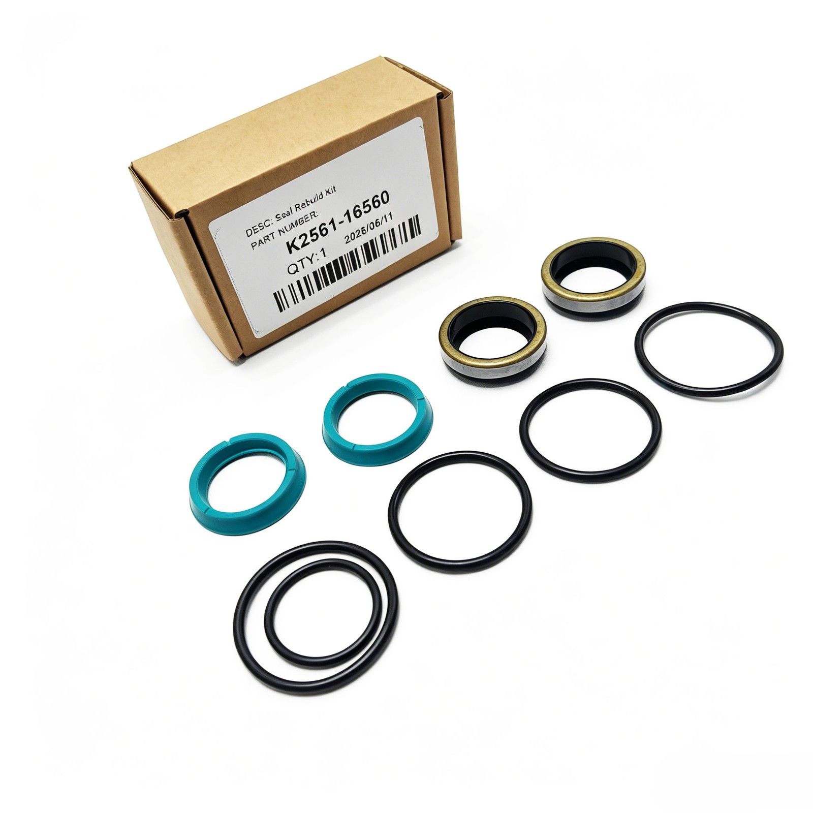 Steering Cylinder Hydraulic Seal Kit Fit Kubota BX22D BX23D RTV900 K2561-16600