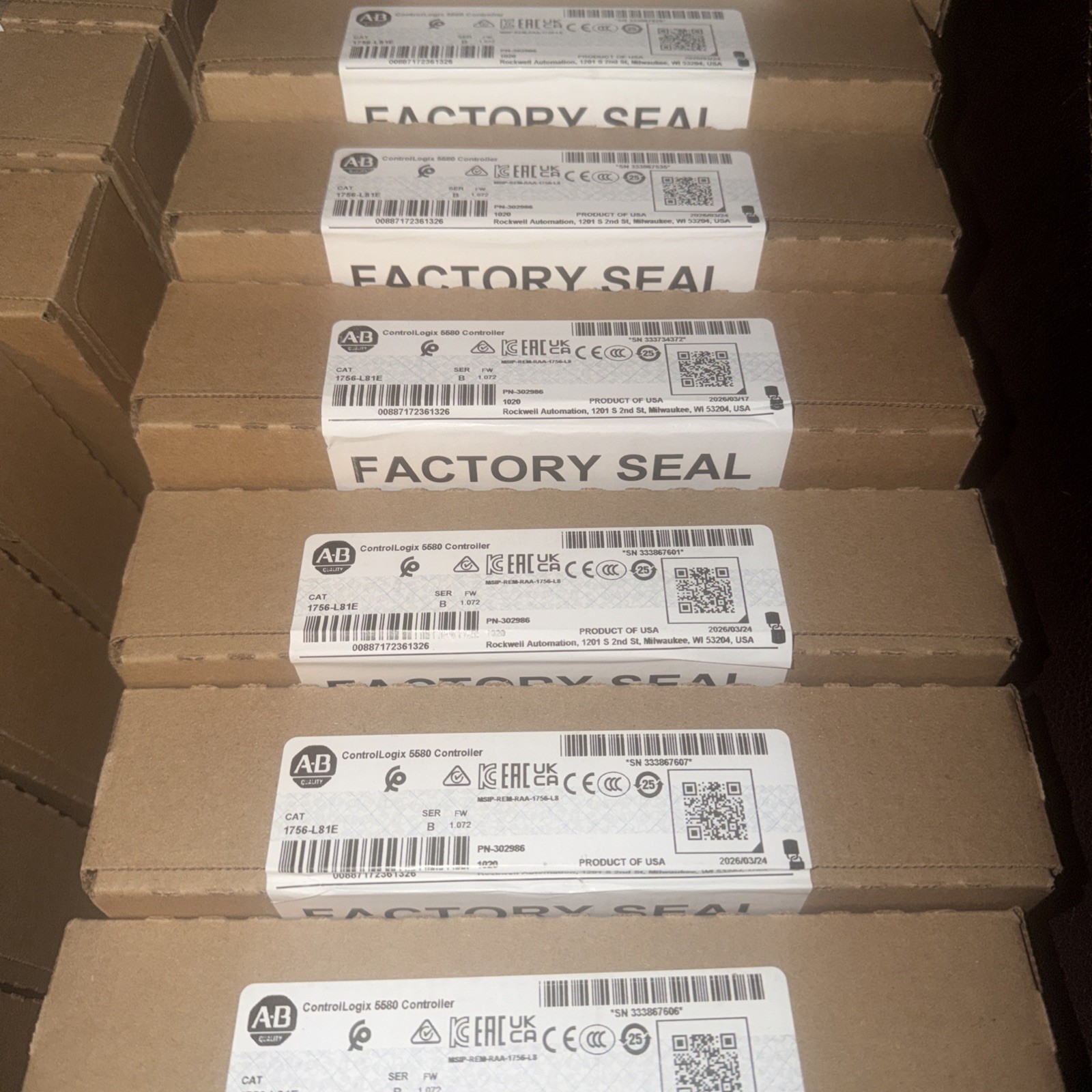 2026 New SEALED Allen Bradley 1756-L81E /B ** USA SELLER**