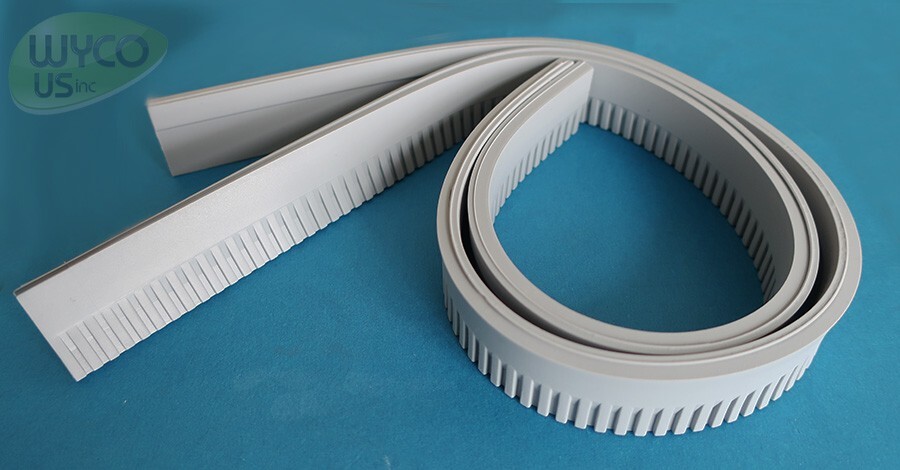(2) GRAY SQUEEGEE BLADES FOR SHOVELNOSE WET VACUUMS, 24″, VIPER VA85007, 7F