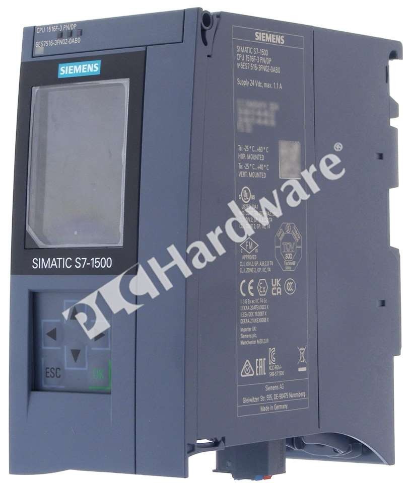 Surplus Siemens 6ES7516-3FN02-0AB0 6ES7 516-3FN02-0AB0 1516F-3 PN/DP Processor
