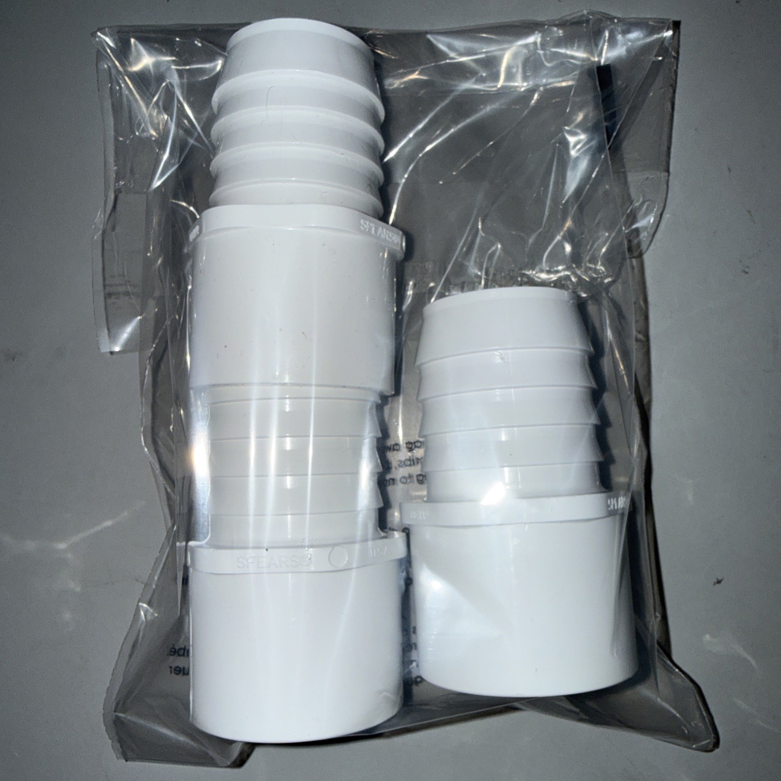 Lot of 3 Spears 460-015 PVC Hose Adapter 1-1/2” Barb x 1-1/2” Spigot SCH 40