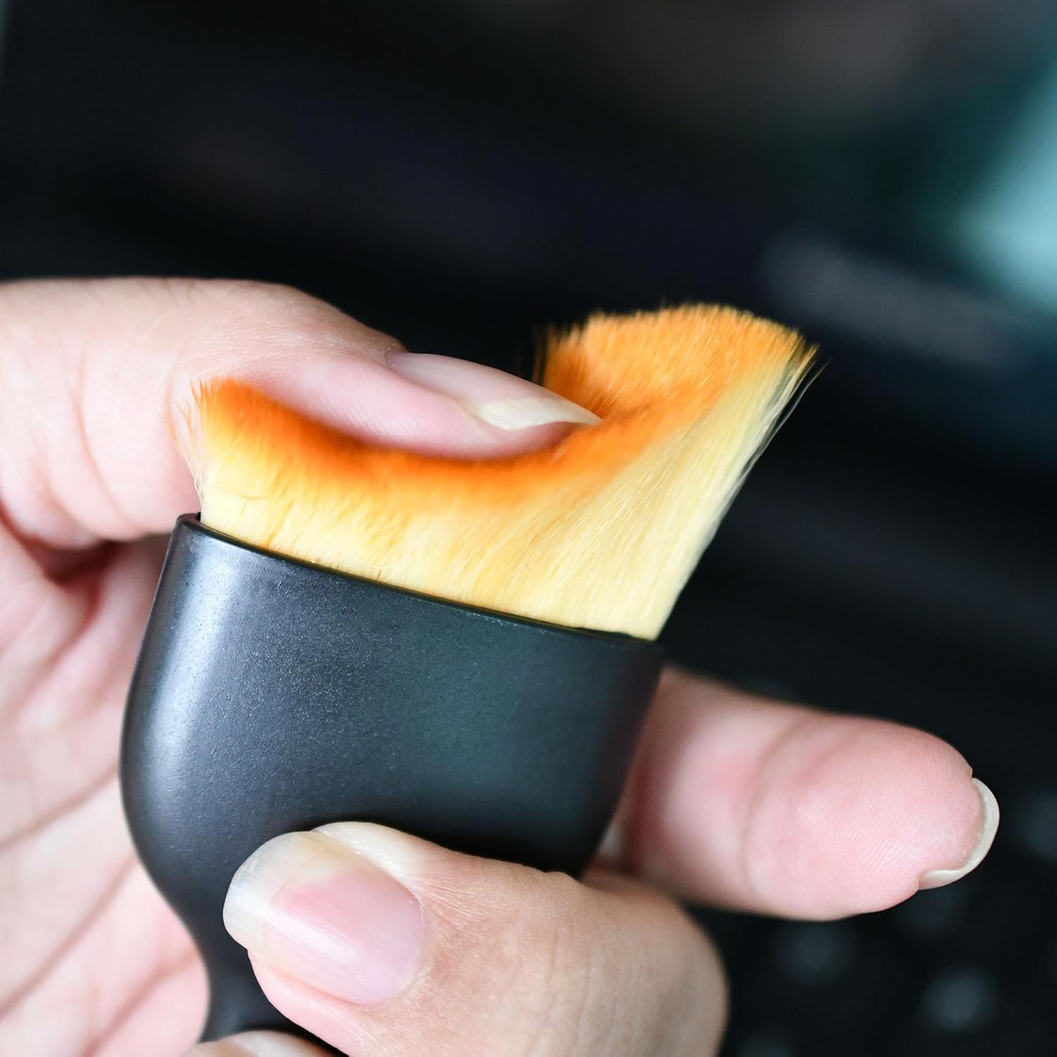 4-Pack Car Detailing Brush Set Soft Bristle Dashboard Air Vent Interior Cleaner