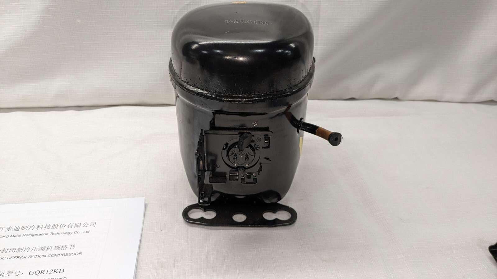Sikelan GQR12KD 1/2hp 2627BTUs 110VAC R404a LBP / MBP Refrigeration Compressor